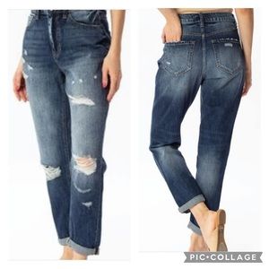 Kancan Jeans High Rise Distressed Blue Size 11/29